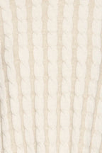 Oluna Cable Jumper, Oyster Grey Cable