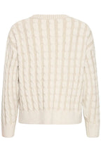 Oluna Cable Jumper, Oyster Grey Cable