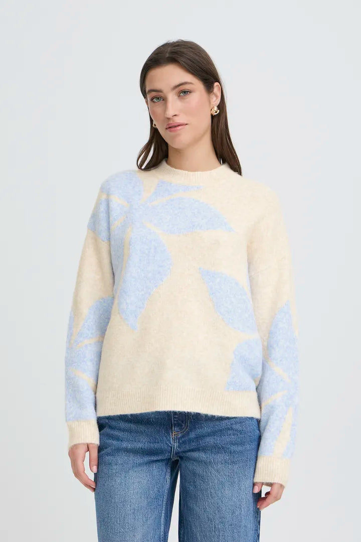 Omea Jumper, Della Robbia Blue Flower