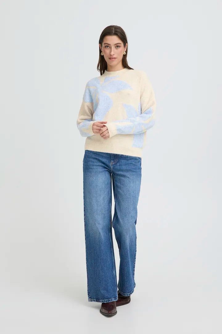 Omea Jumper, Della Robbia Blue Flower
