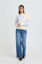 Omea Jumper, Della Robbia Blue Flower