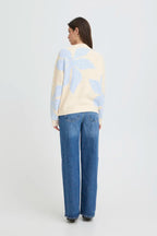 Omea Jumper, Della Robbia Blue Flower