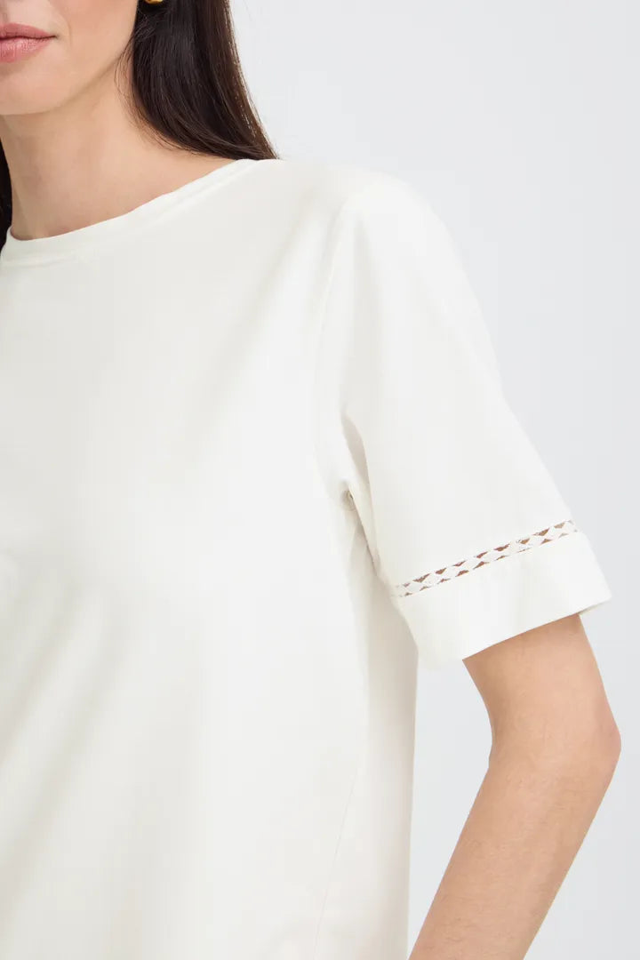 Pandinna Lace T-Shirt, Marshmallow