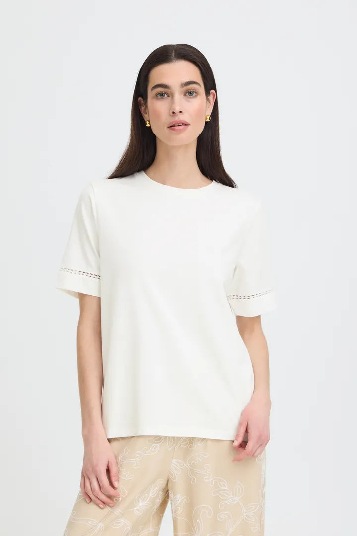 Pandinna Lace T-Shirt, Marshmallow