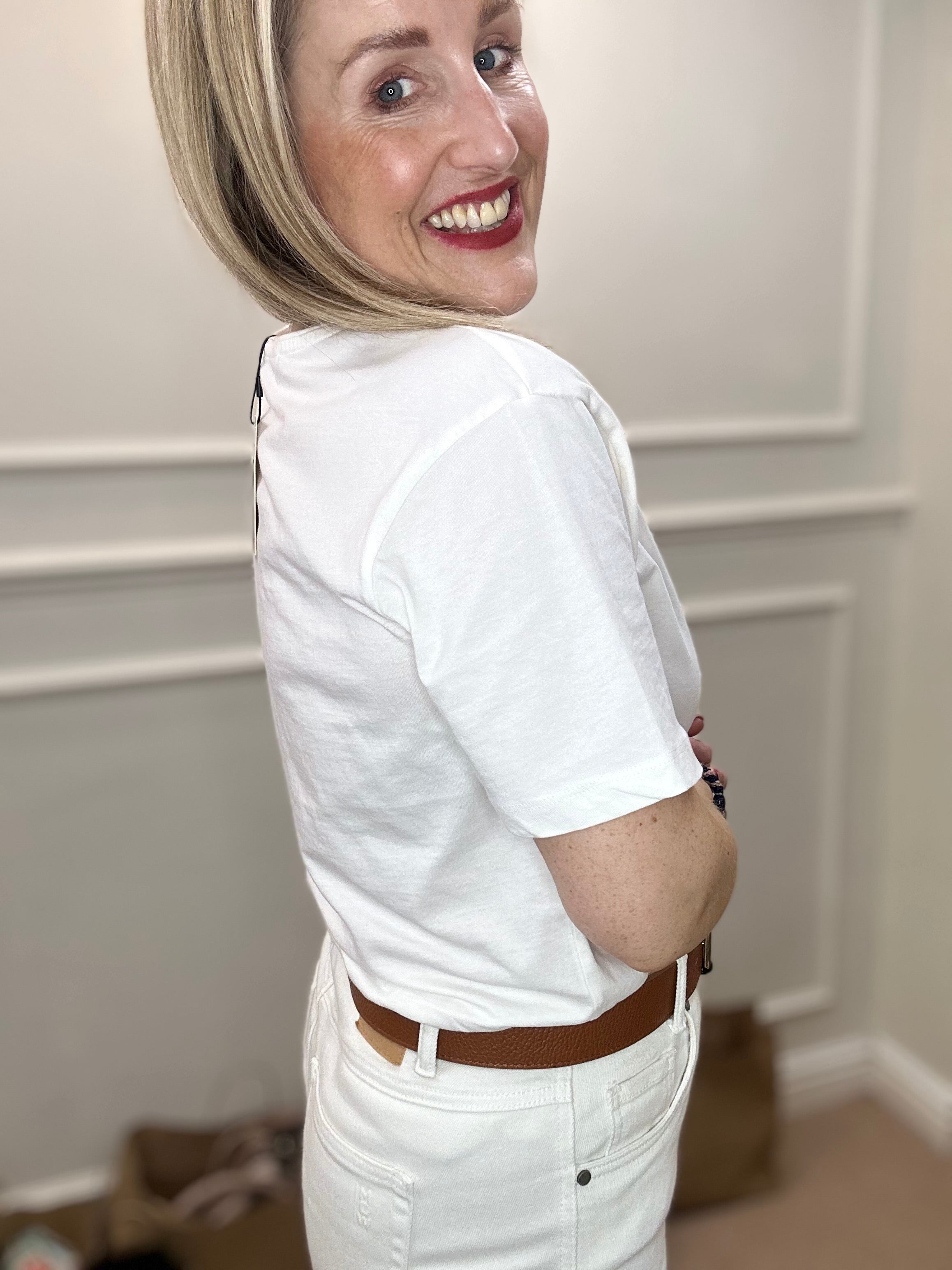 Paulina Love Tee Shirt, Ice