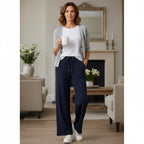 Pusti Wide Logo Pants, Copenhagen Night Blue