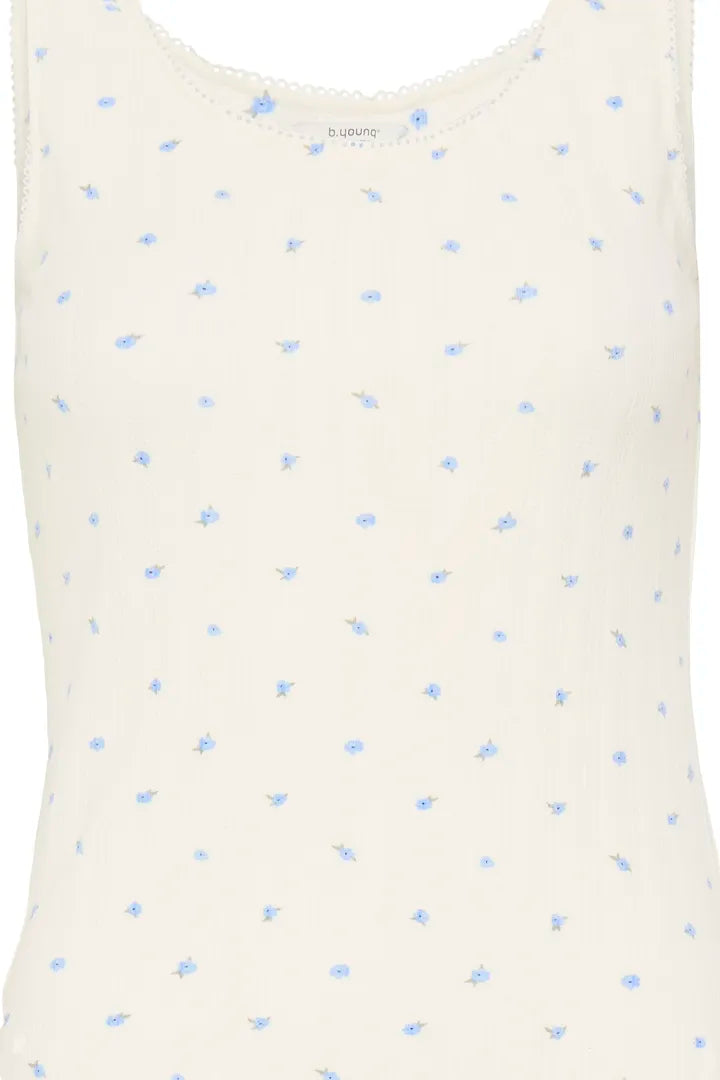 Rylie Top, Ditsy Blue