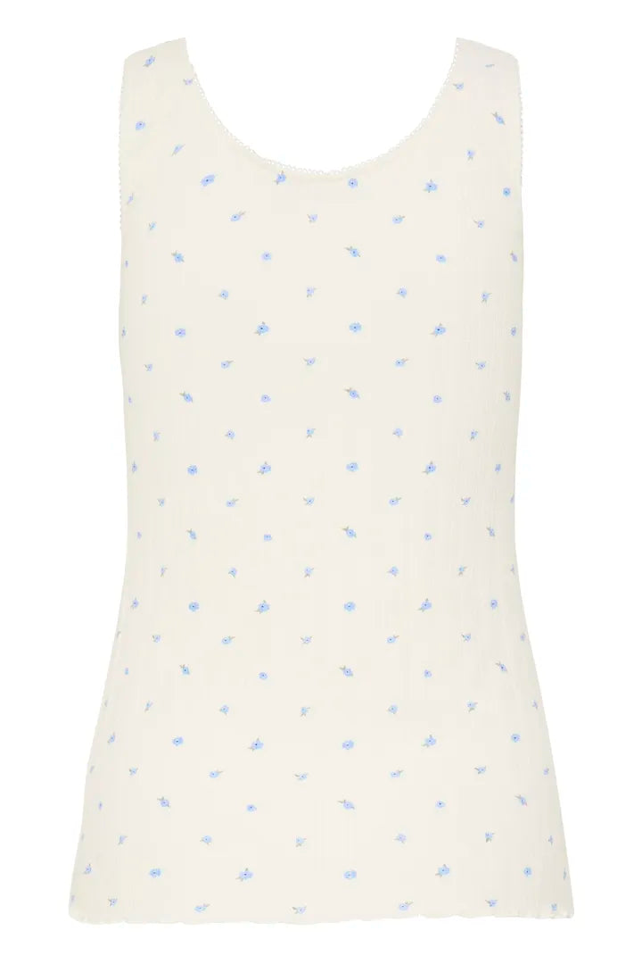 Rylie Top, Ditsy Blue