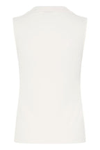 Saimi Polo Top, Marshmallow