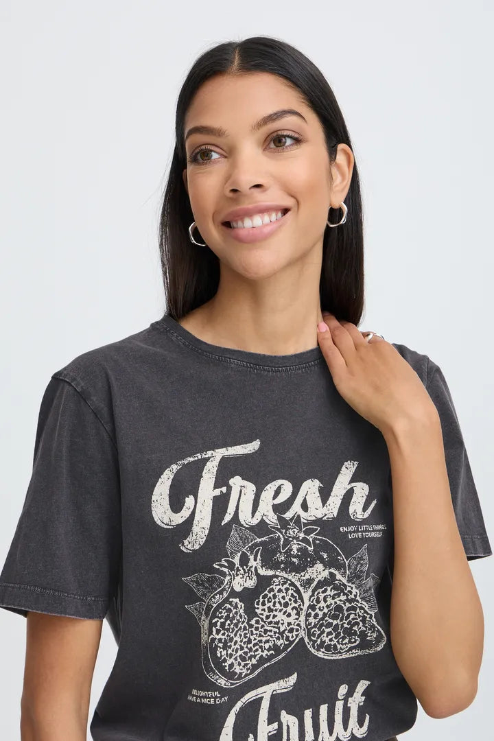 Solko Fruity T-Shirt, Asphalt
