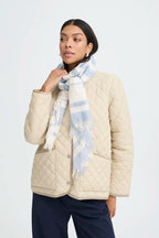 Viobby Scarf, Della Robbia Blue Stripe