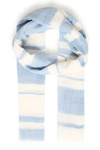 Viobby Scarf, Della Robbia Blue Stripe