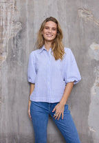 Audrey Shirt, Cloud Dancer