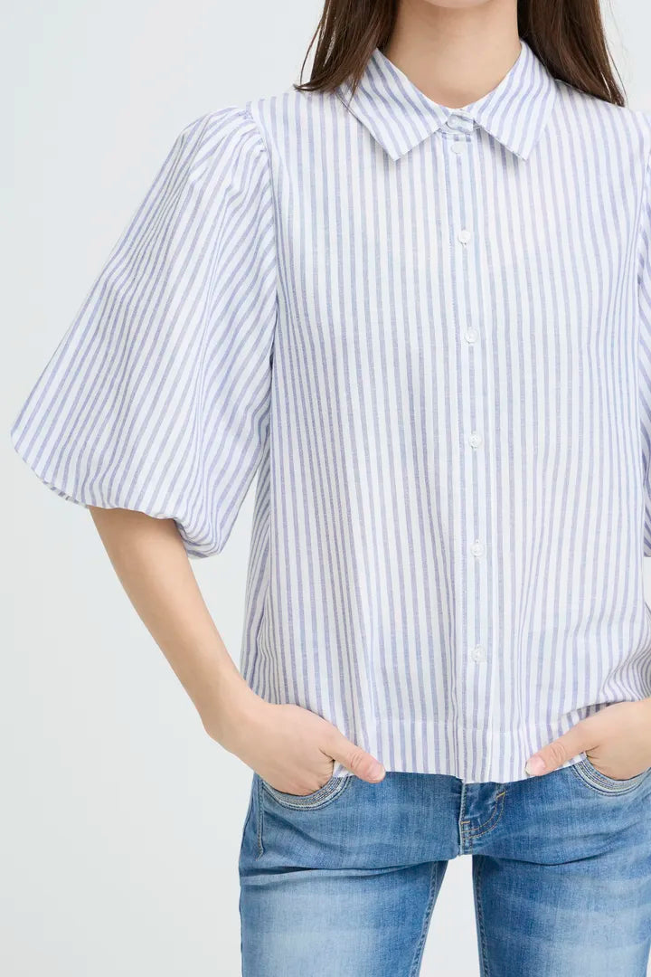 Audrey Shirt, Cloud Dancer