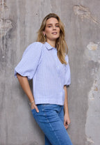 Audrey Shirt, Cloud Dancer