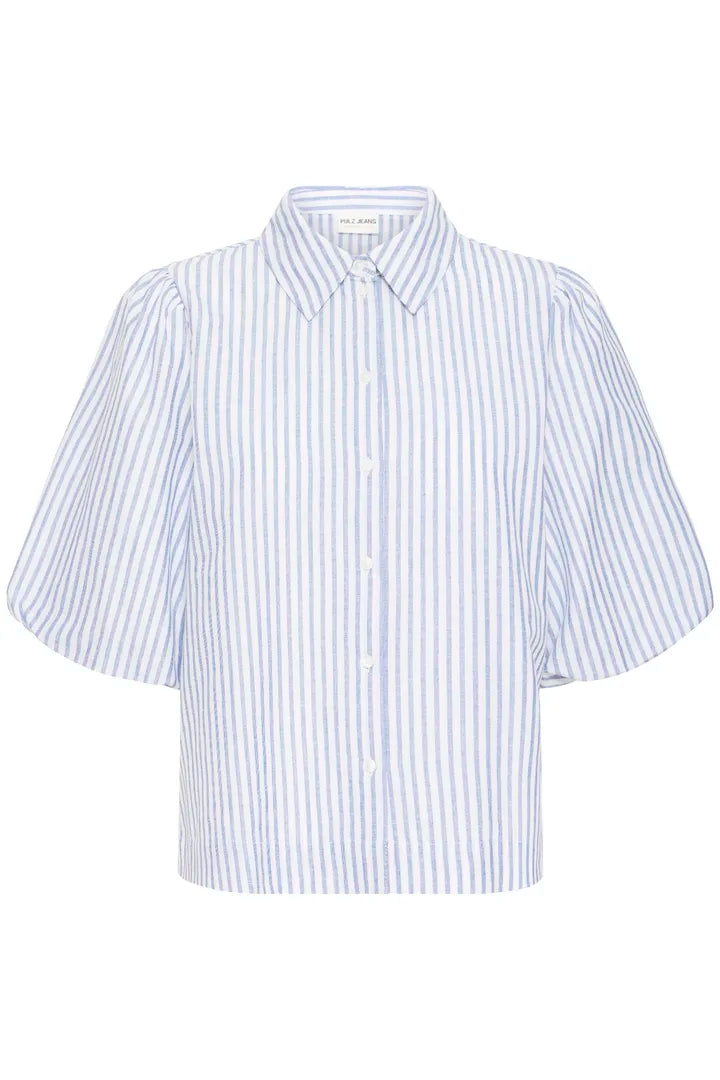 Audrey Shirt, Cloud Dancer