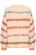 Alaia Pullover, Rose with Stripes