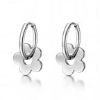 Stainless Steel Flower Earrings