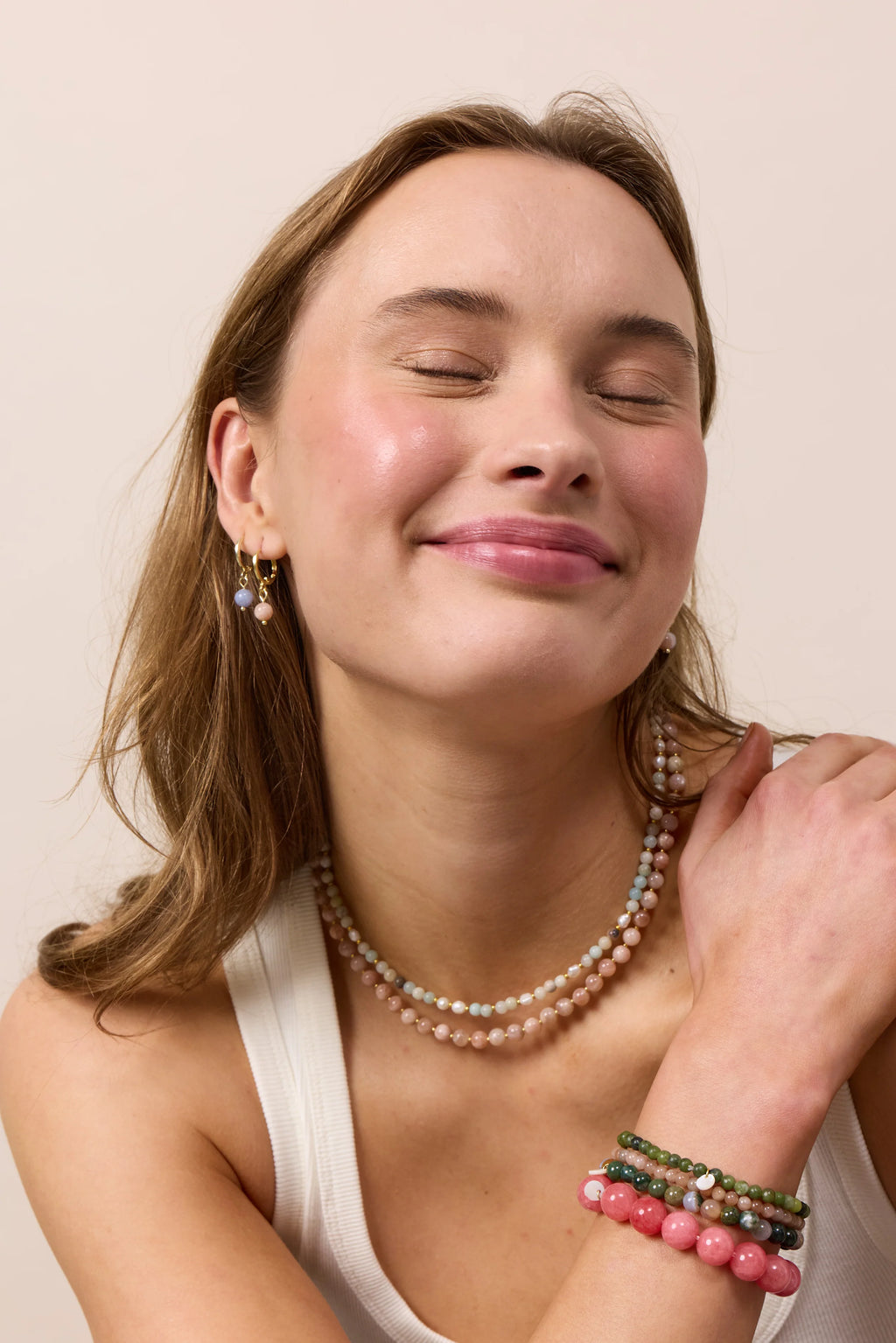 Hailey Necklace, Sunstone