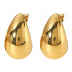 Gold-Plated Tear Drop Earrings