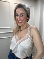 Ali Camisole, Antique Cream