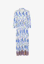 Alora Maxi Dress, Electric Blue Flower