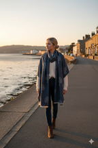 Reversible Woodland Tree Print Scarf