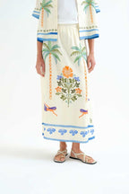 Andrea Long Skirt, Palm & Mermaid