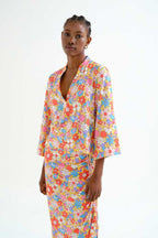 Catalina Blouse, Retro Bloom