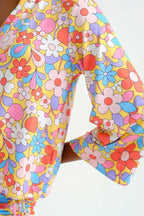 Catalina Blouse, Retro Bloom