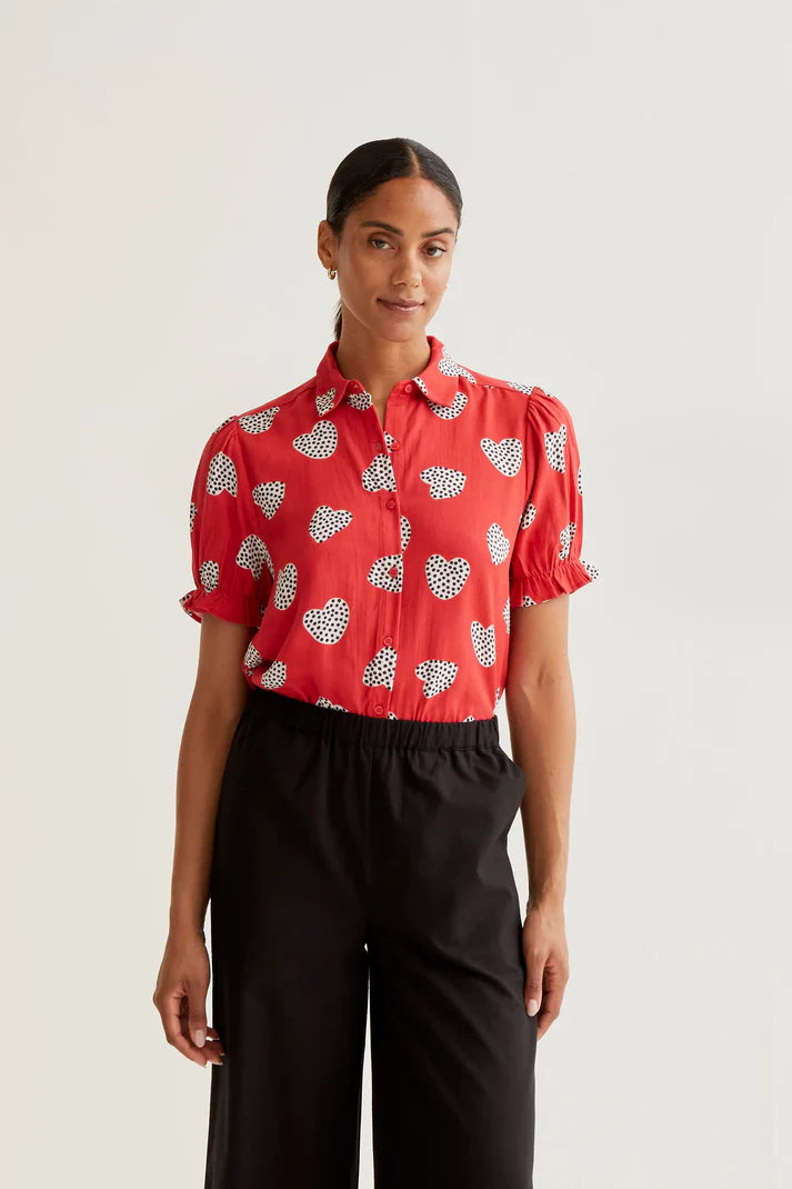 Estela Shirt, Harmony Red