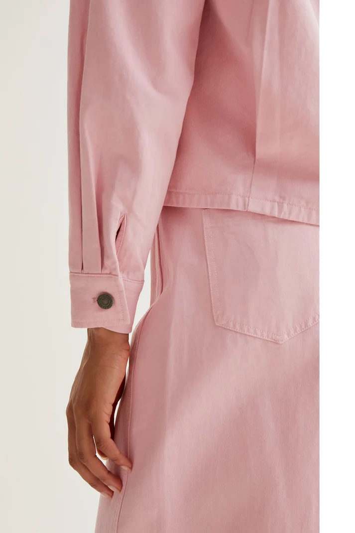 Graciela Shirt Jacket, Pink