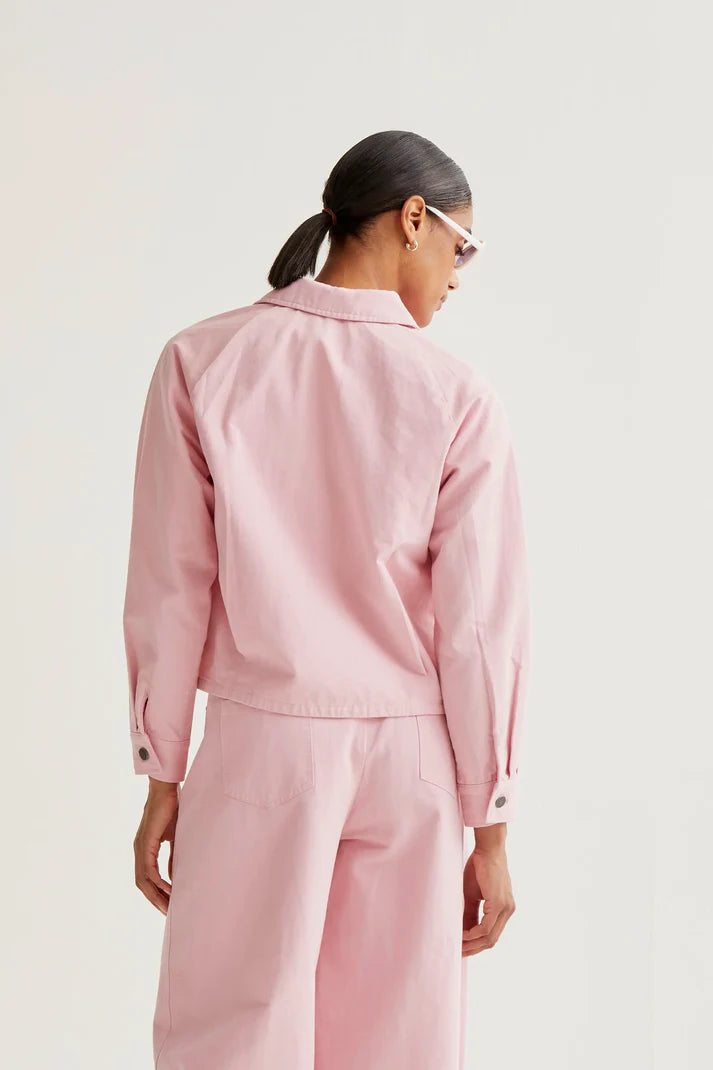 Graciela Shirt Jacket, Pink