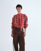 Inés Shirt, Pink Plaid