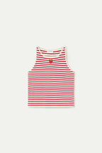 Juana Top, Red Stripes