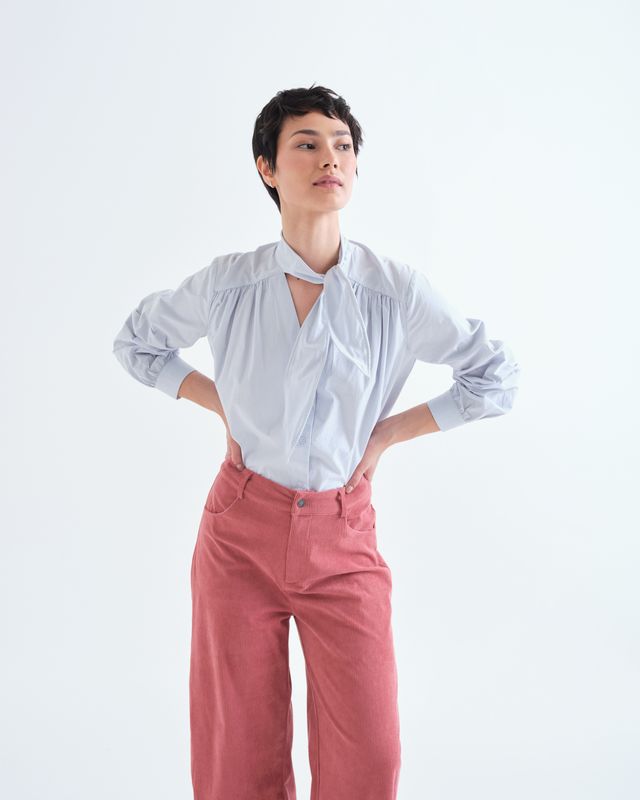 Sofia Shirt, Light Blue