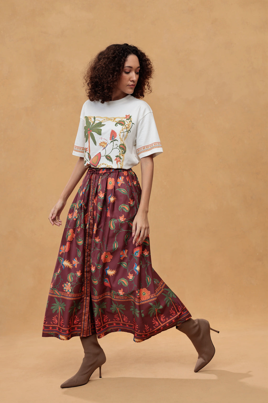 Bernie Printed Skirt