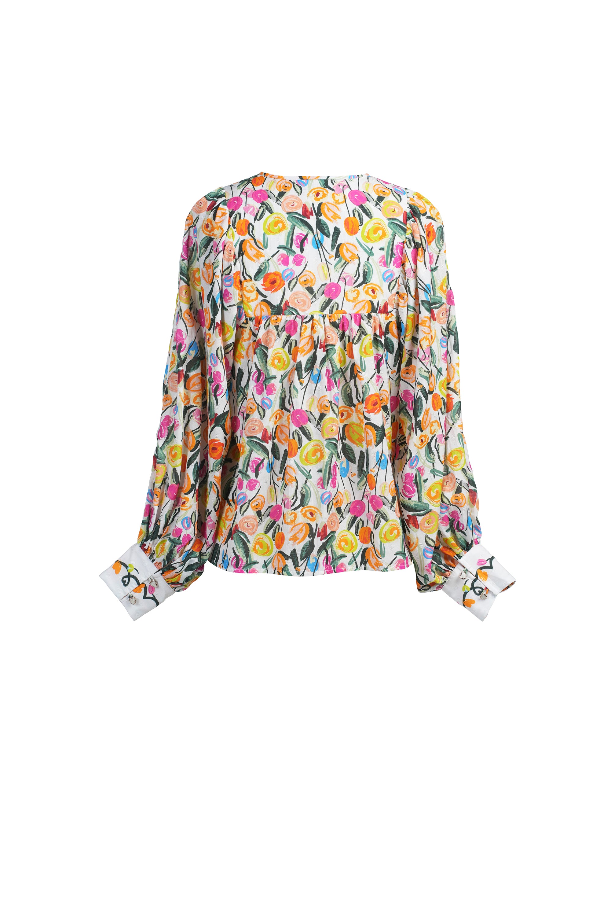 Bertha Blouse, Floral