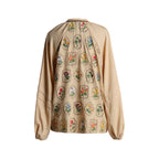 Fiora Floral Blouse, Oatmeal