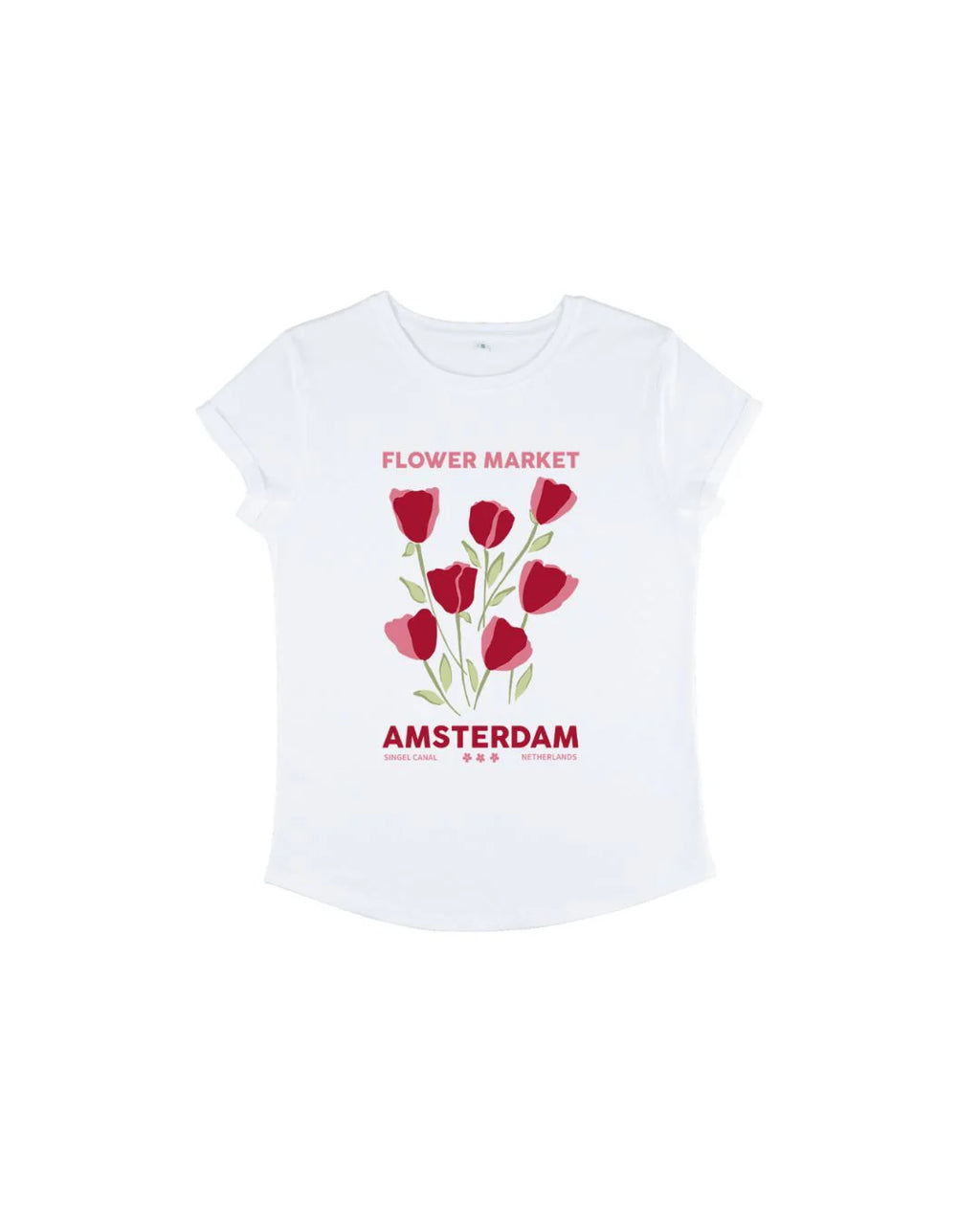 Amsterdam Organic Cotton Tee, White