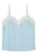Pia Contrast Camisole, Light Blue