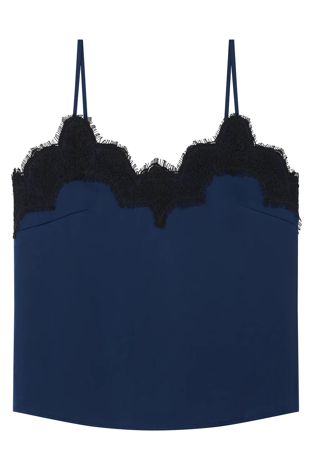 Pia Contrast Camisole, Navy