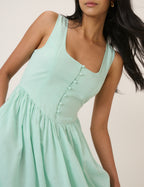 Cora Dress, Mint Green