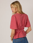 Cordelia Top, Red