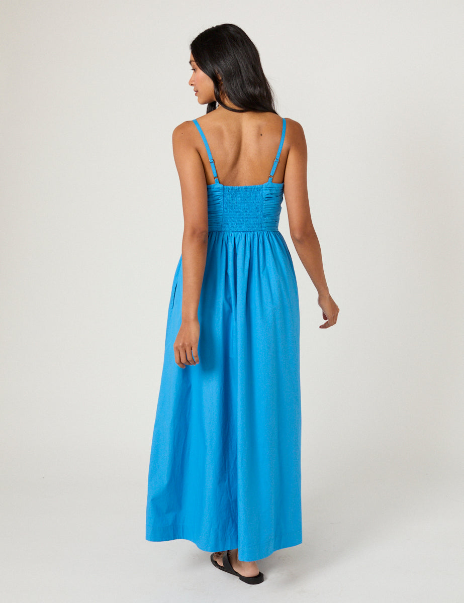 Paige Midi Dress, Blue
