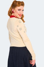 Circus Collar Cardigan, Cream