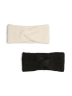 Benilla Headband 2-Pack, Cream & Black