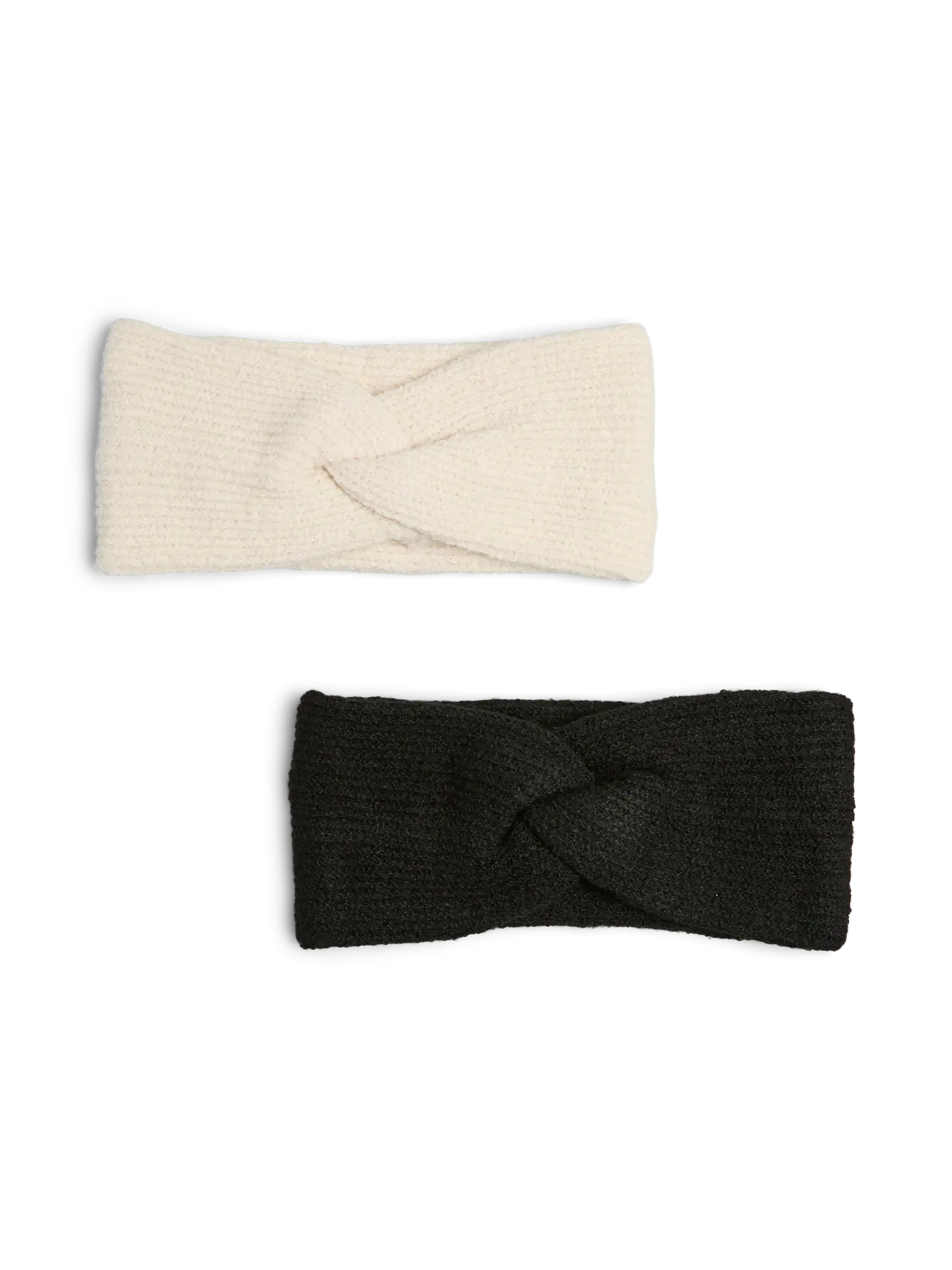 Benilla Headband 2-Pack, Cream & Black