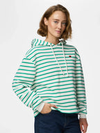 Chilli Sweatshirt, Cloud Dancer Stripe