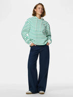 Chilli Sweatshirt, Cloud Dancer Stripe